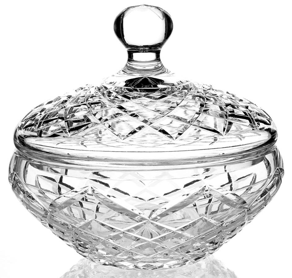 Powerscourt Large Covered Bowl by Waterford Crystal-1