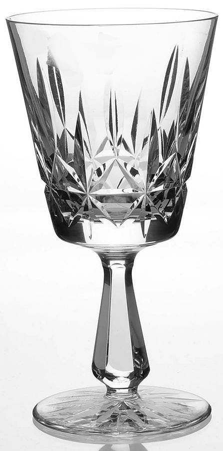 Rosslare (Cut) Water Goblet by Waterford Crystal-1