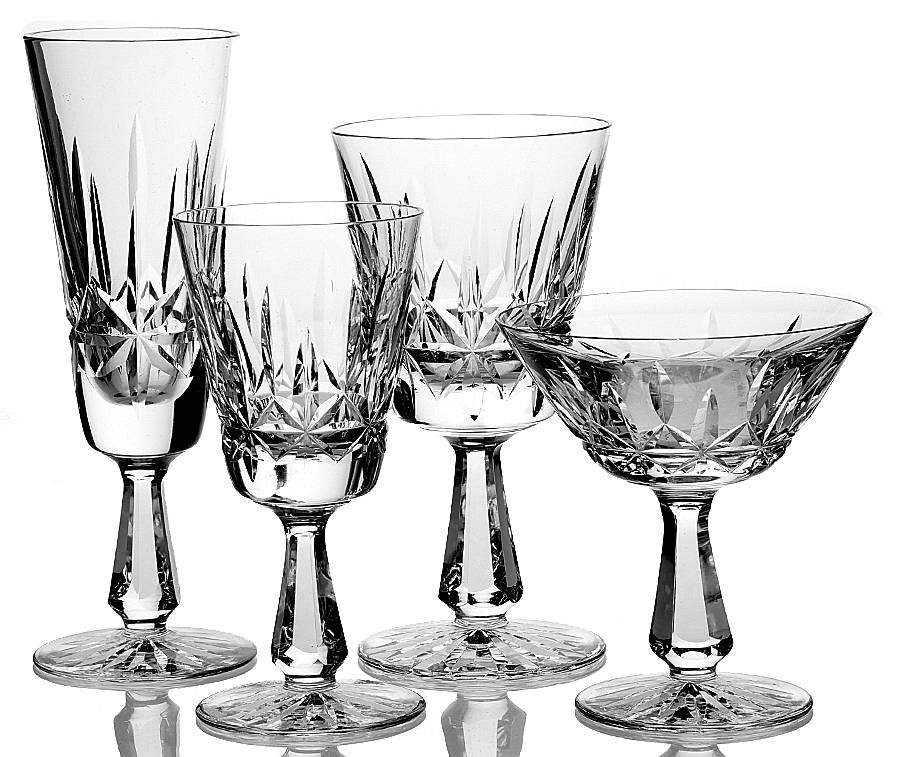 Rosslare (Cut) 4 Piece Place Setting by Waterford Crystal-1