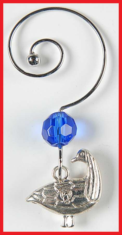 Rosslare (Cut) Twelve Days of Christmas Charm for Punch Glass by Waterford Crystal-1