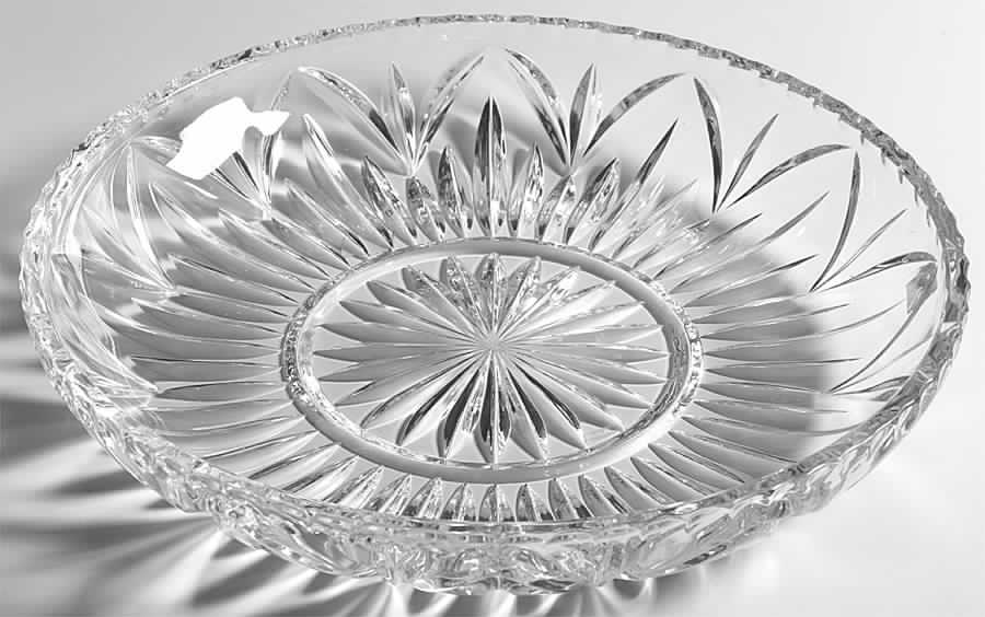 Saxony 11" Round Platter by Waterford Crystal-1
