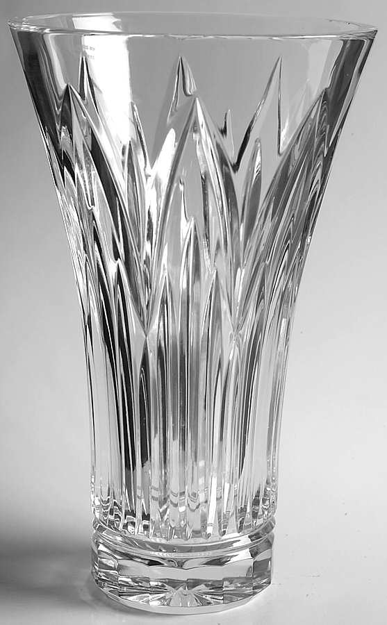 Saxony 9" Flower Vase by Waterford Crystal-1