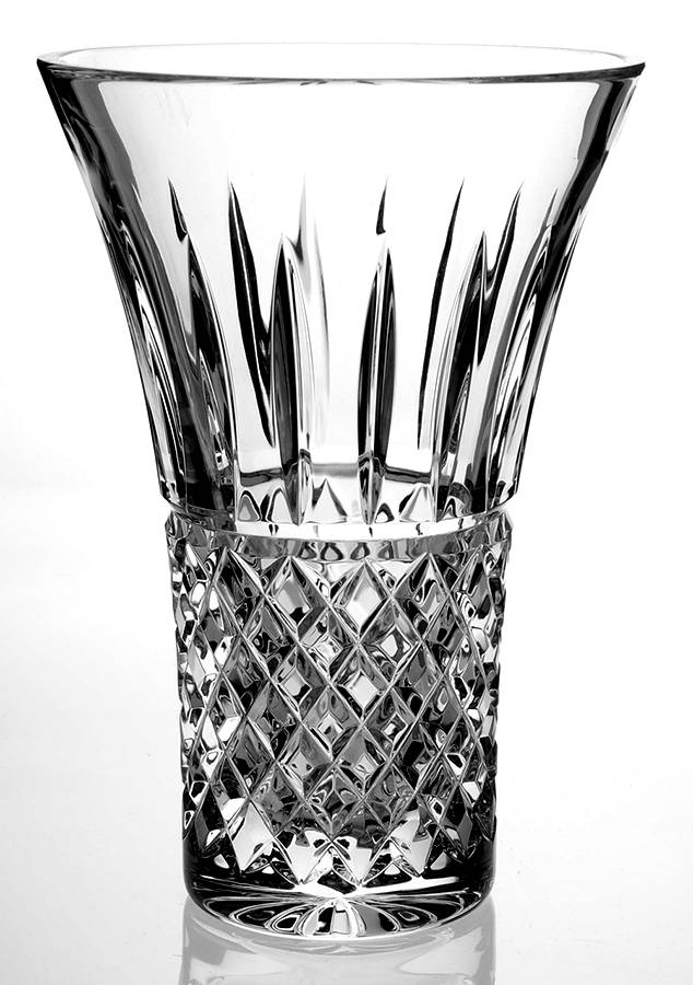 Tramore (Cut) 8" Flower Vase by Waterford Crystal-1