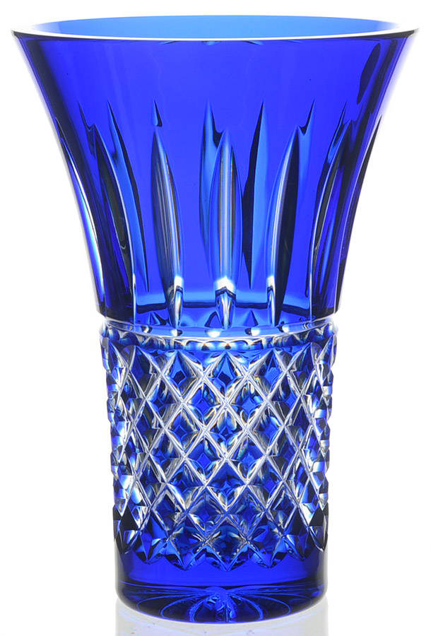 Tramore (Cut) 8" Flower Vase by Waterford Crystal-1