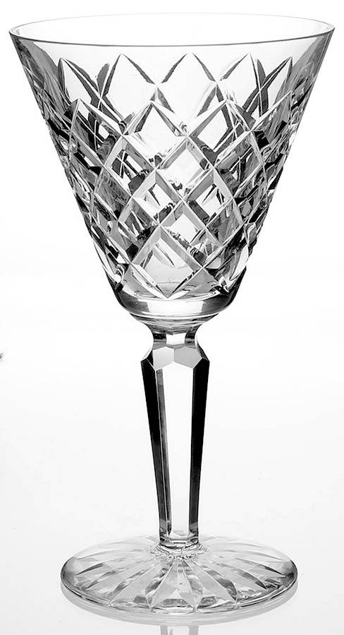Tyrone (Cut) Water Goblet by Waterford Crystal-1