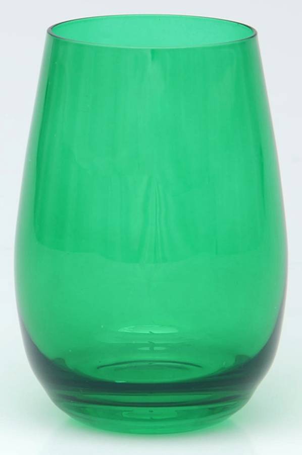 Vintage Green Stemless Wine by Waterford Crystal-1