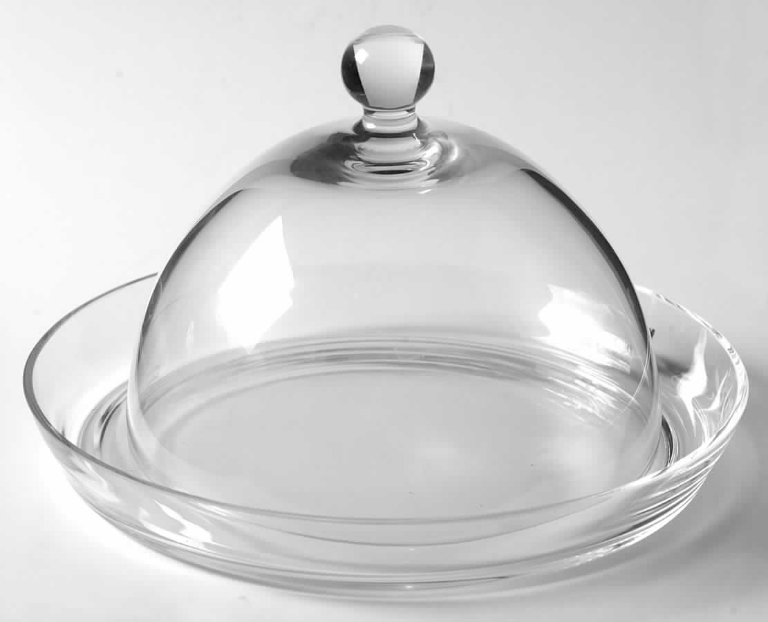 Vintage Cheese Dish & Lid by Waterford Crystal-1