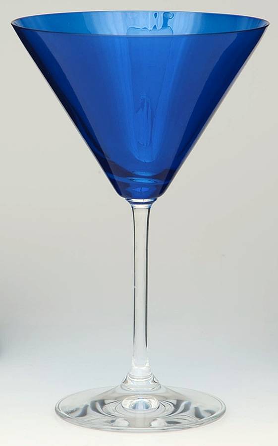 Vintage Blue Martini by Waterford Crystal-1