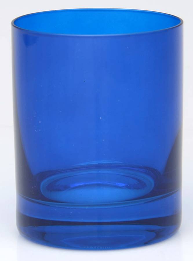 Vintage Blue Double Old Fashioned by Waterford Crystal-1