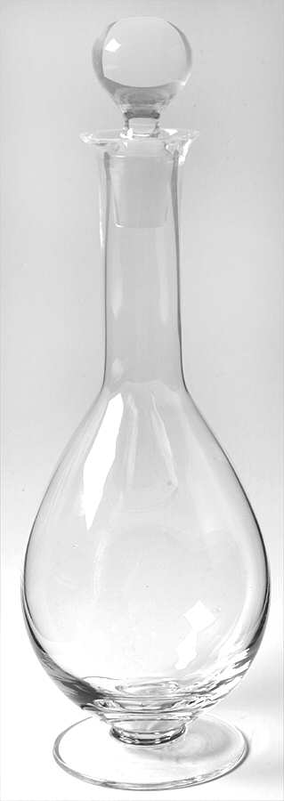 Vintage Footed Decanter & Stopper by Waterford Crystal-1
