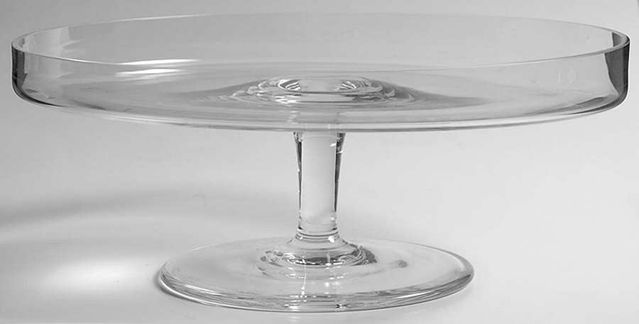 Vintage 10" Diameter Pedestal Cake Stand by Waterford Crystal-1