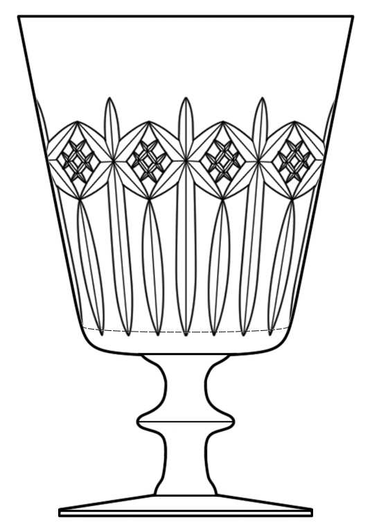 Beverly Water Goblet by Webb Corbett-1