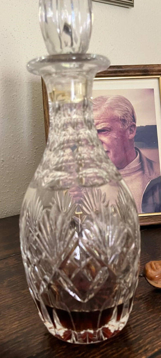 Coton Decanter & Stopper by Webb Corbett-1