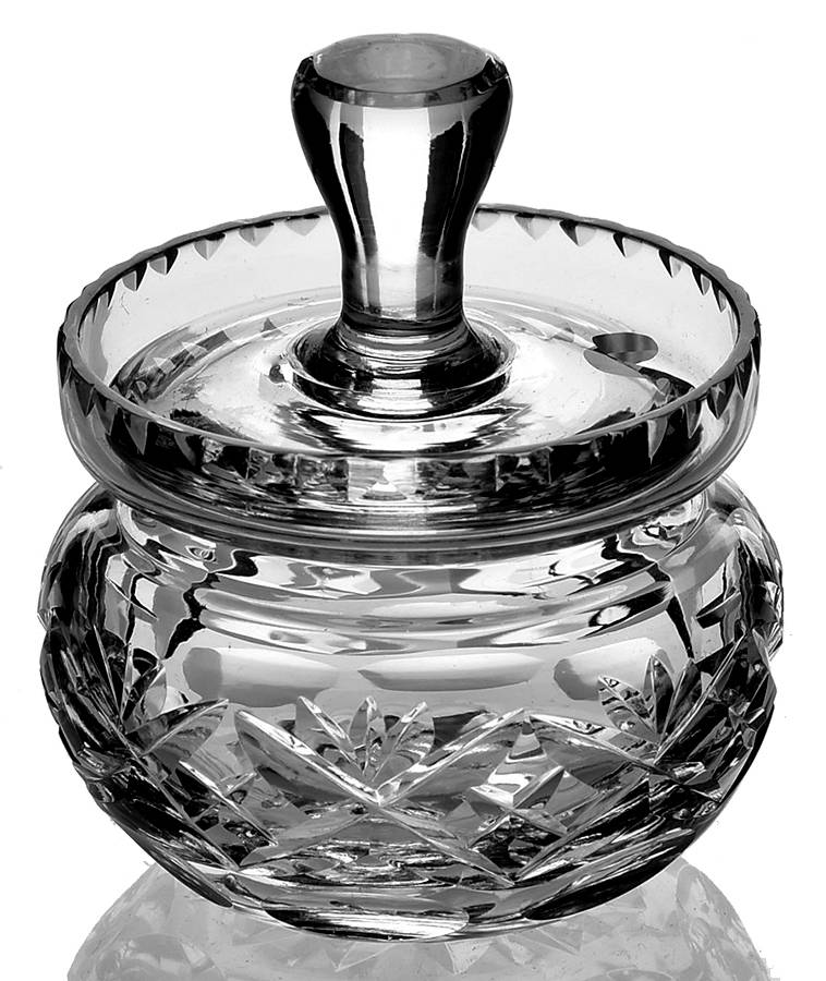 Georgian Mustard & Lid by Webb Corbett-1