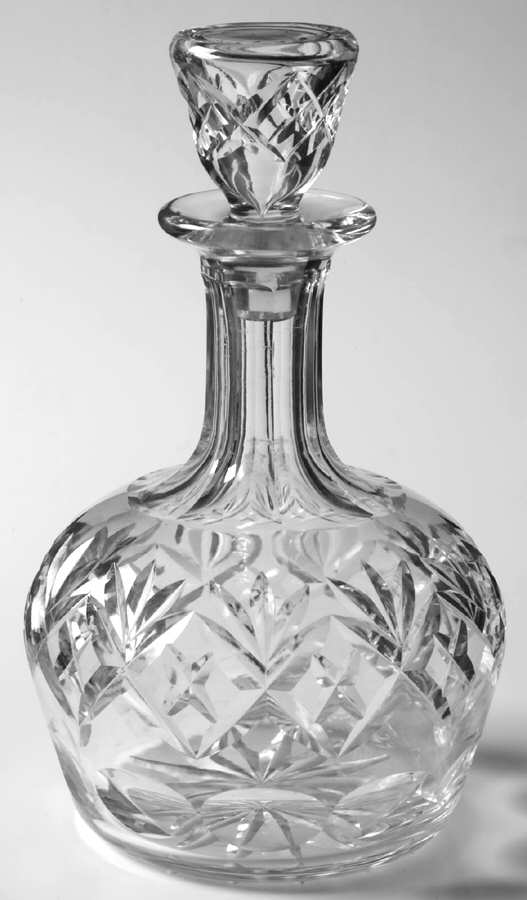 Georgian Whiskey Decanter & Stopper by Webb Corbett-1