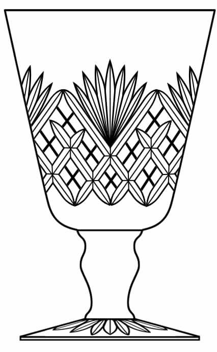 Juno Water Goblet by Webb Corbett-1