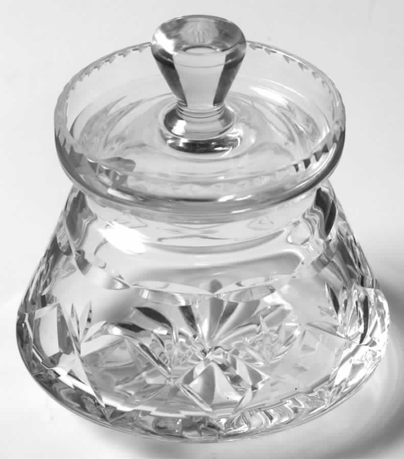 Prince Charles (Cut Foot) Honey Dish & Lid by Webb Corbett-1