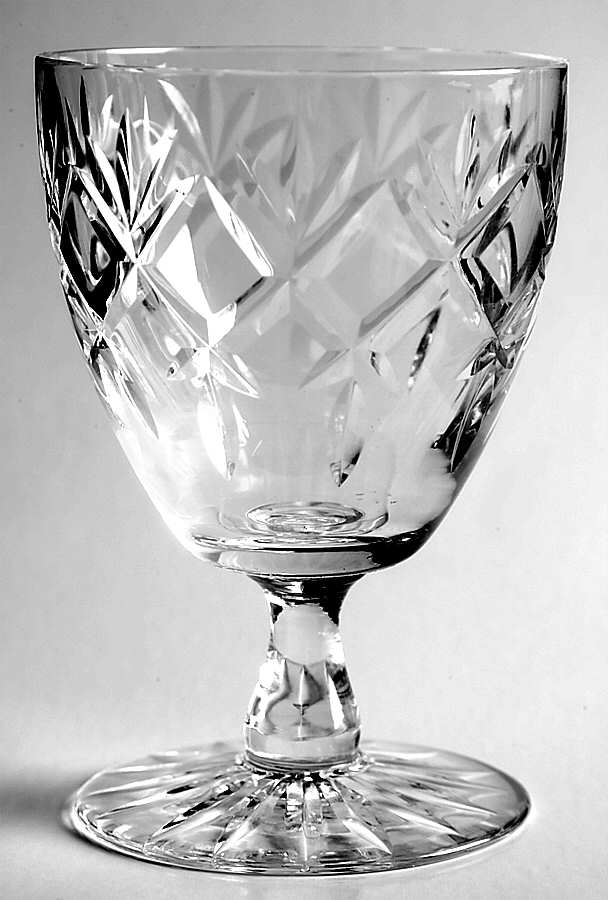 Prince Charles (Cut Foot) Claret Wine by Webb Corbett-1