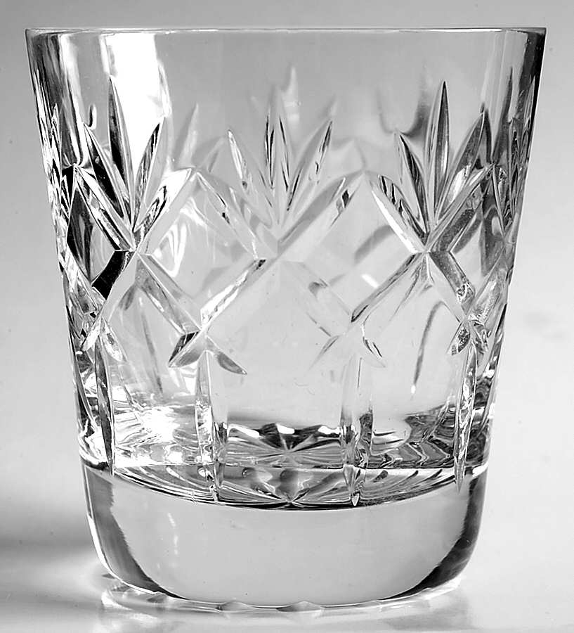 Prince Charles (Cut Foot) 8 Oz Flat Tumbler by Webb Corbett-1