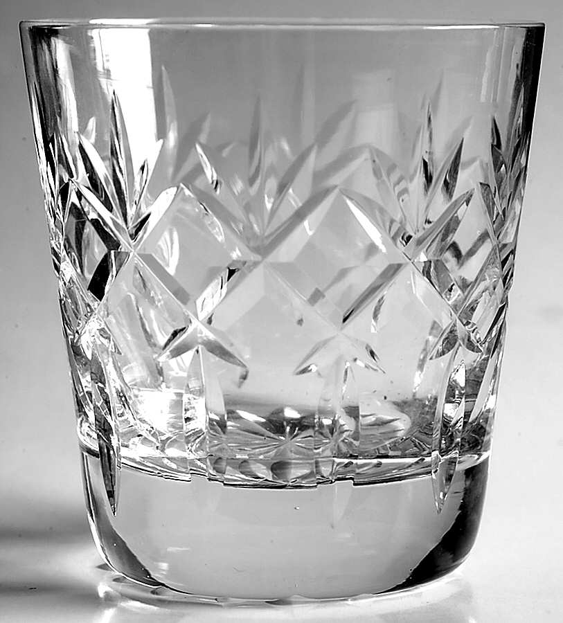 Prince Charles (Cut Foot) 8 Oz Flat Tumbler by Webb Corbett-1