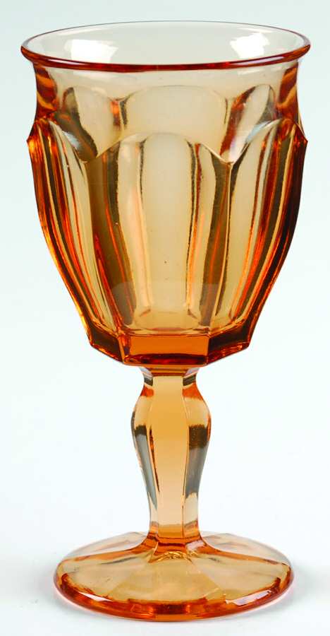 1776 Amber (Golden Sunset) Wine Glass by Westmoreland-1