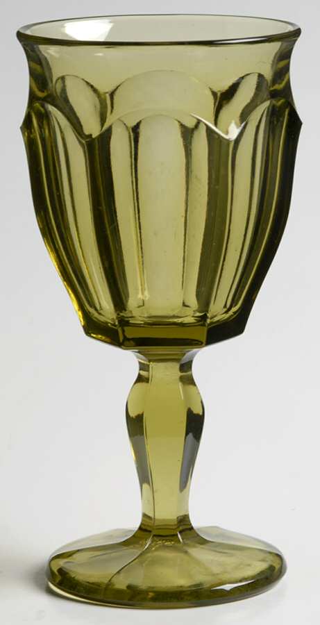 1776 Green (Olive) Wine Glass by Westmoreland-1