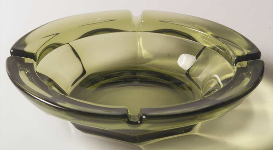 1776 Green (Olive) 7" Ashtray by Westmoreland-1