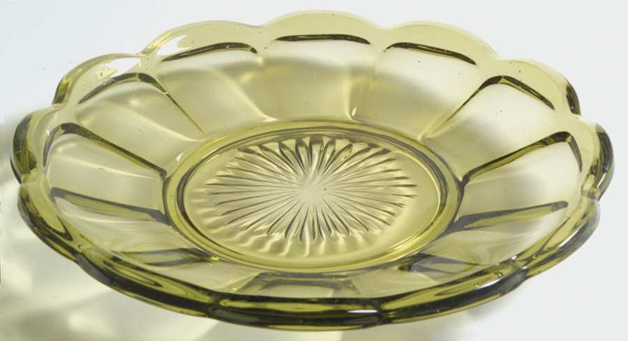 1776 Green (Olive) Salad Plate by Westmoreland-1