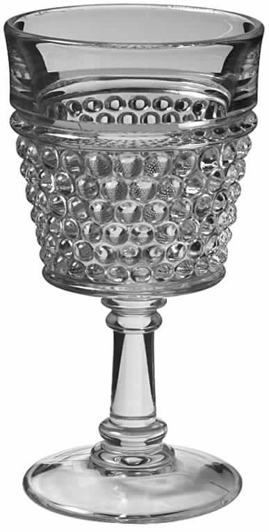 American Hobnail Clear Water Goblet by Westmoreland-1