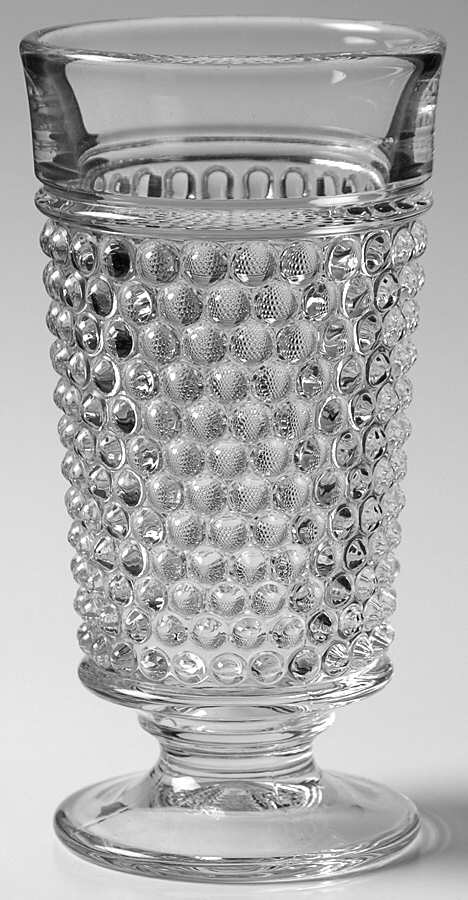 American Hobnail Clear 7 Oz Footed Tumbler by Westmoreland-1