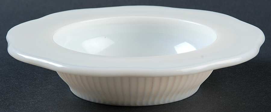 American Hobnail Milk Glass Grapefruit by Westmoreland-1
