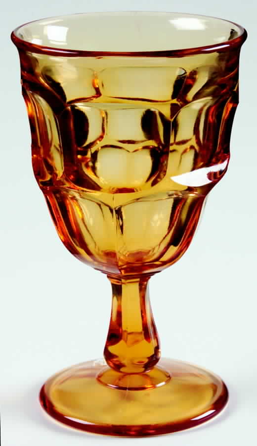 Ashburton Amber Water Goblet by Westmoreland-1