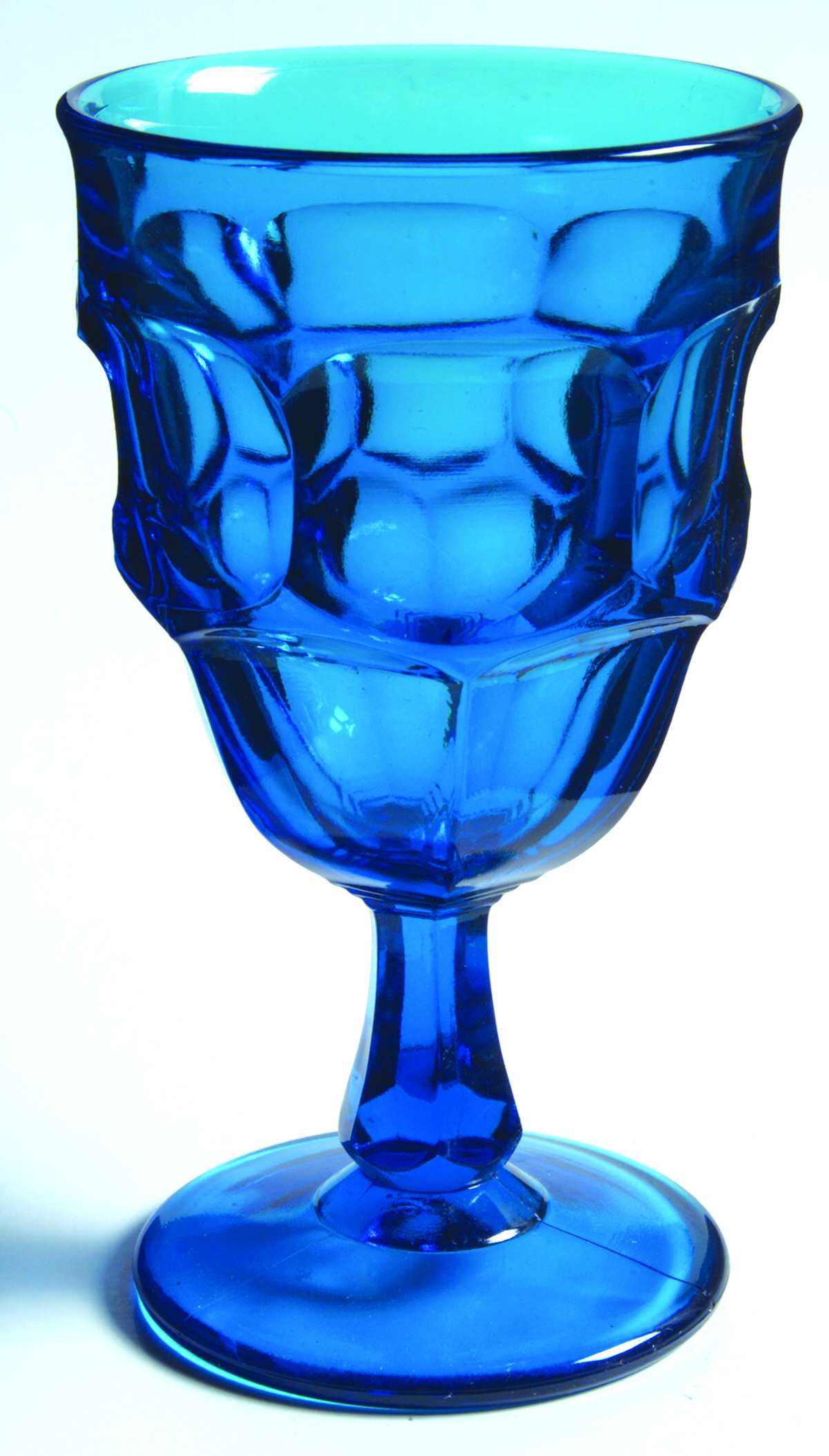 Ashburton Blue Water Goblet by Westmoreland-1