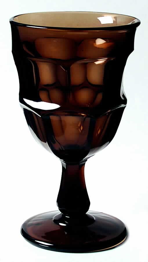 Ashburton Brown Water Goblet by Westmoreland-1