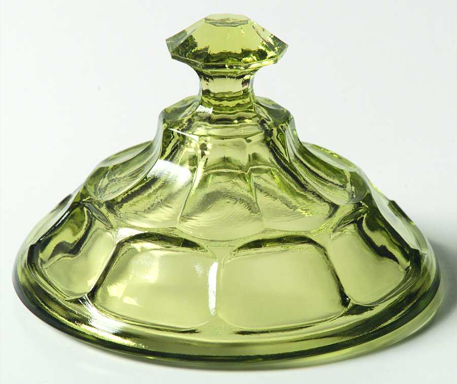 Ashburton Green (Olive) Lid for Sugar Bowl by Westmoreland-1