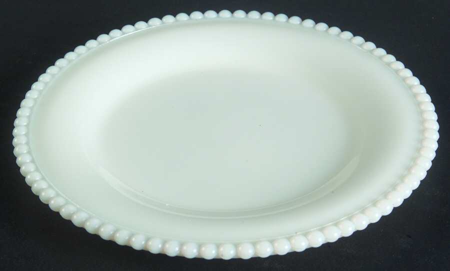 Beaded Edge Milk Glass Bread & Butter Plate by Westmoreland-1