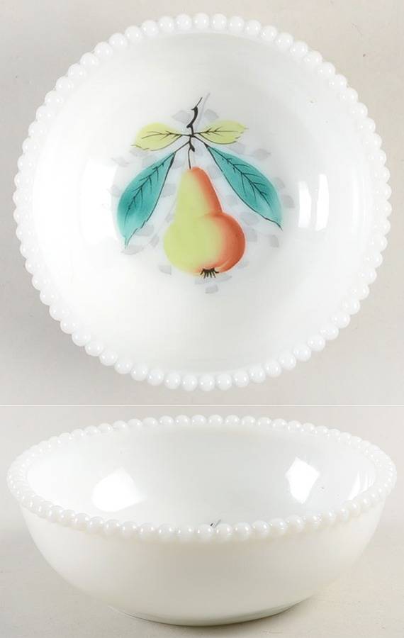 Beaded Edge Fruit Small Fruit Dessert Bowl by Westmoreland-1