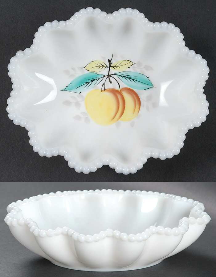 Beaded Edge Fruit 6" Oval Bowl by Westmoreland-1