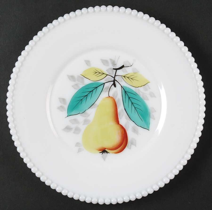 Beaded Edge Fruit Luncheon Plate by Westmoreland-1