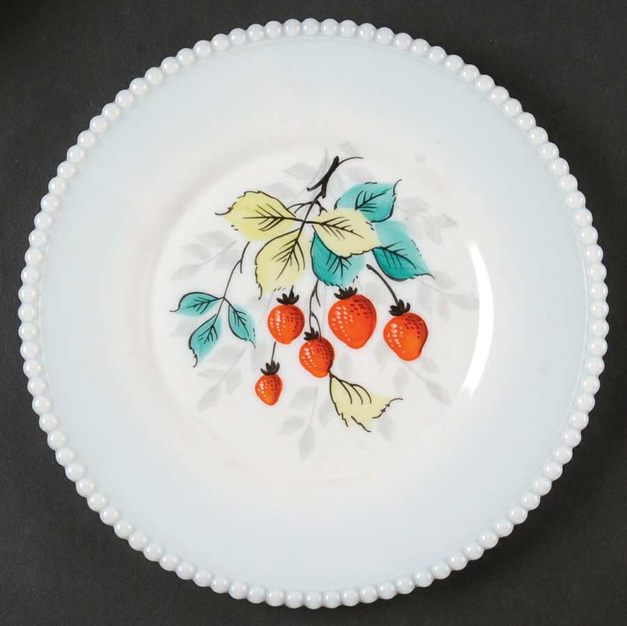 Beaded Edge Fruit Luncheon Plate by Westmoreland-1