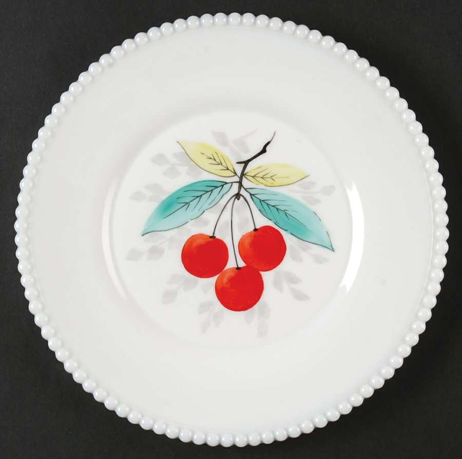 Beaded Edge Fruit Luncheon Plate by Westmoreland-1