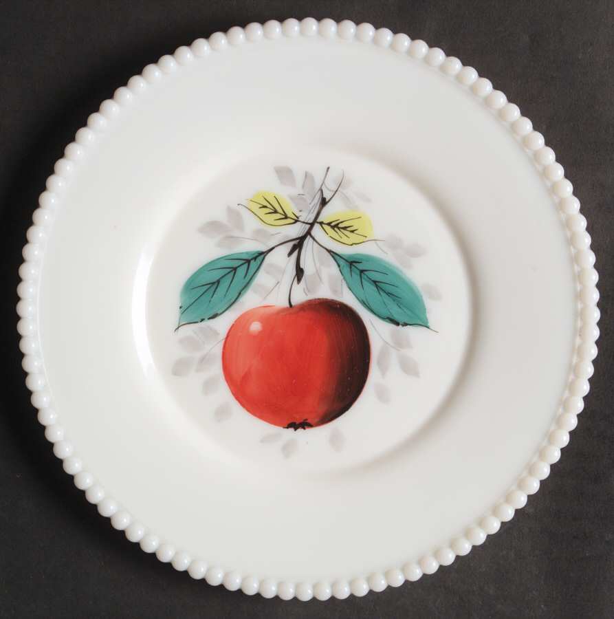 Beaded Edge Fruit Luncheon Plate by Westmoreland-1