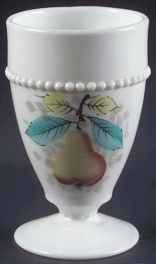 Beaded Edge Fruit 8 Oz Footed Tumbler by Westmoreland-1