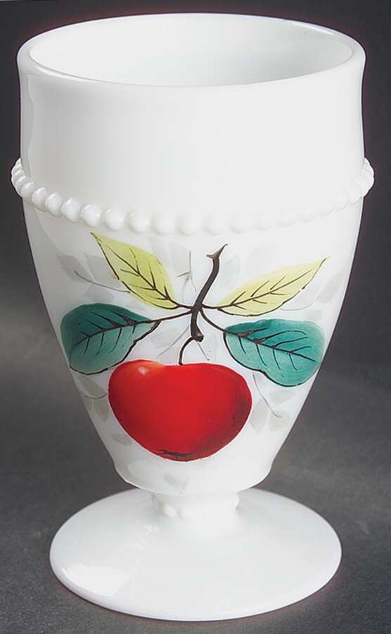 Beaded Edge Fruit 8 Oz Footed Tumbler by Westmoreland-1