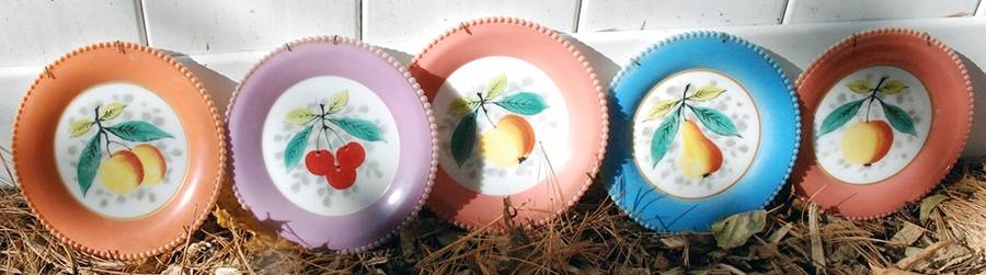 Beaded Edge Fruit Bread & Butter Plate by Westmoreland-1