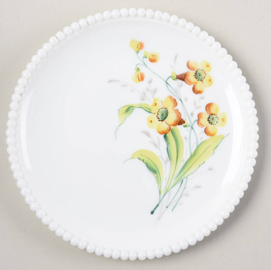 Beaded Edge Flowers 7" Salad Plate by Westmoreland-1