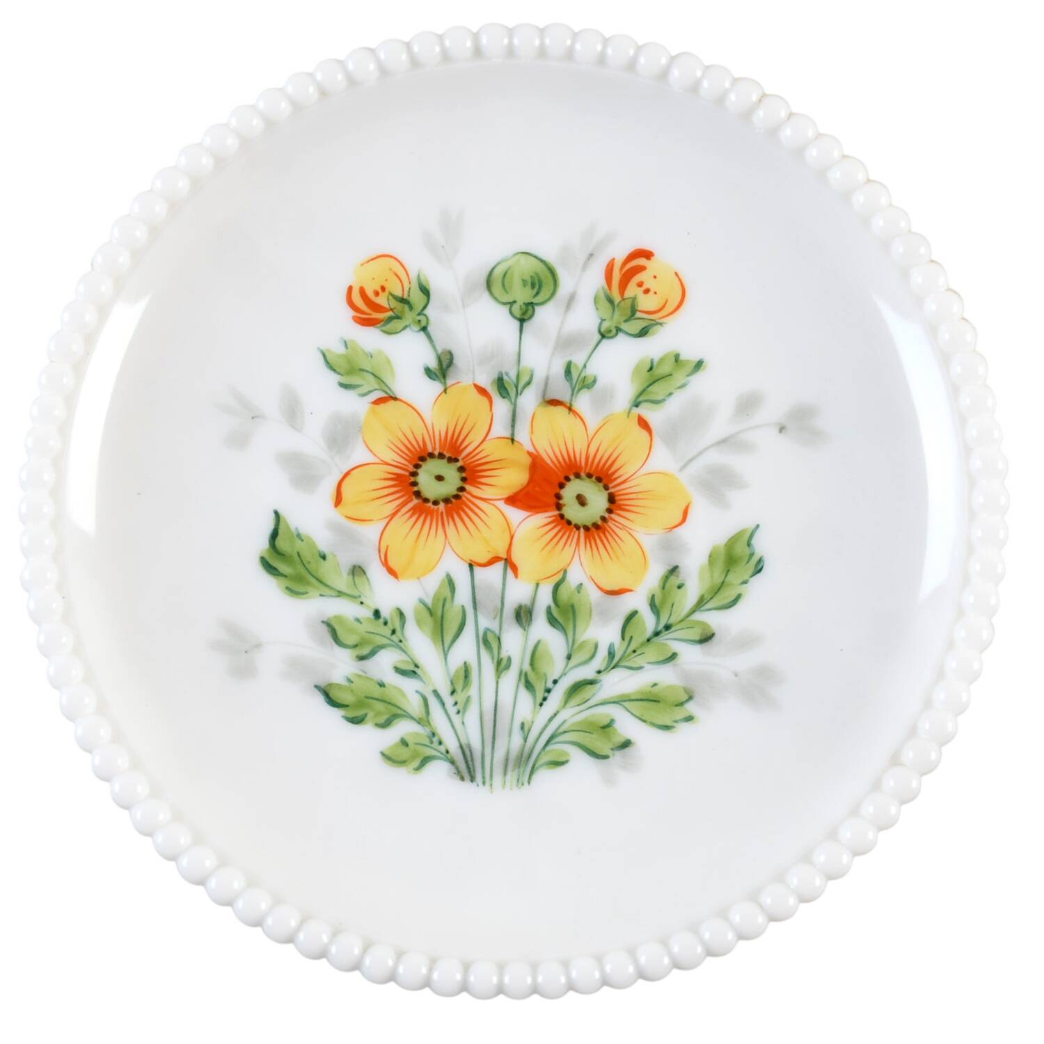 Beaded Edge Flowers 7" Salad Plate by Westmoreland-1