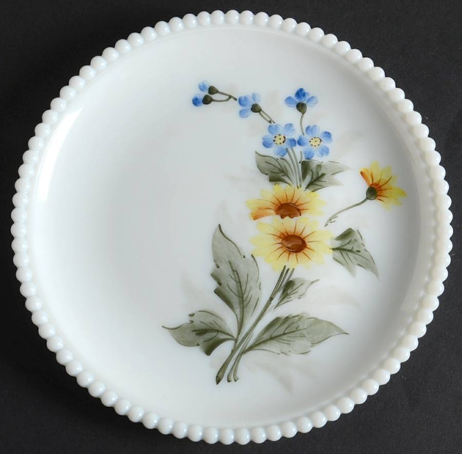 Beaded Edge Flowers 7" Salad Plate by Westmoreland-1