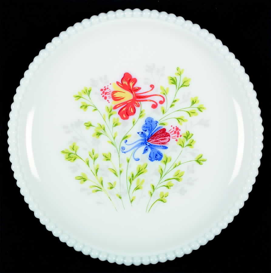 Beaded Edge Flowers 7" Salad Plate by Westmoreland-1
