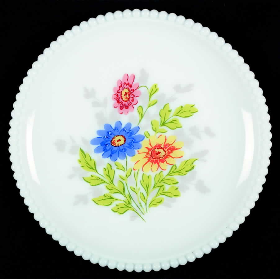 Beaded Edge Flowers 7" Salad Plate by Westmoreland-1